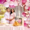 Pink Balloons Arch Kit, 114 Pcs Hot Pink and White Balloons Garland Arch Kit for Baby Shower, Graduation, Wedding, Birthday, Valentine's Party Supplies Decoration